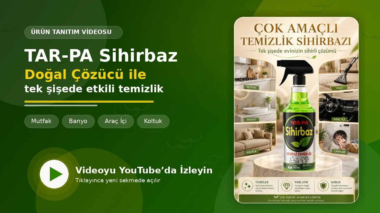 TAR-PA Sihirbaz ürün tanıtım videosu kapak görseli